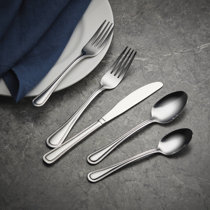 4 Dinner Forks Oneida BANCROFT 2024 FortunesSsainless Flatware 7 1/3